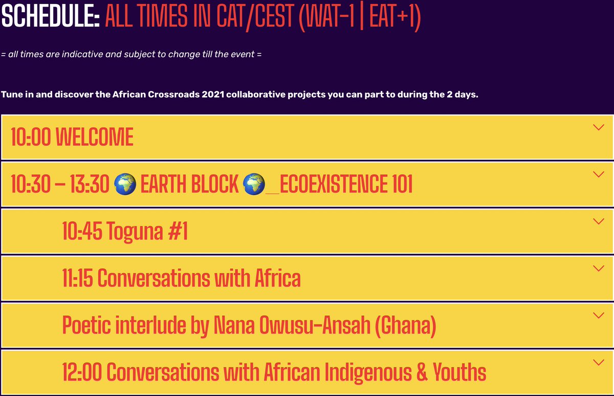 AfricaCrossroad's tweet photo. Welcome to Ecoexistence!  Excited for whats about to unravel for the next 2 days. What's On Our Menu for Day 1? Tune in virtually to all sessions via Our YT Livestream.
Subscribe: https://t.co/74XSvr781x 
Starting at: 9am (WAT) 10am (CAT) 11am (EAT)
 #Africancrossroads #OnAir https://t.co/i51ZEjFVD1