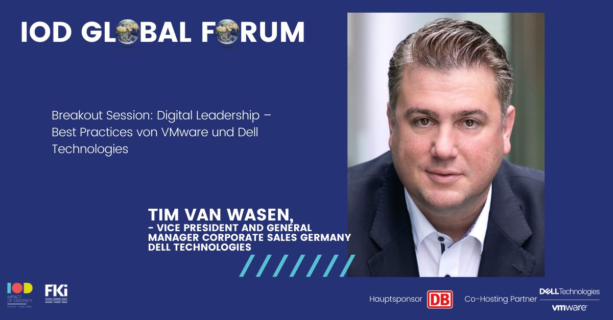 Uta Haller (<a href="/vmware_de/">VMware DACH</a>) und Tim van Wasen (<a href="/DellTechDE/">Dell Technologies Deutschland</a>) sind auf dem #iodglobalfroum zu Gast. Verfolgen Sie am 22.10. um 14 Uhr die Session zum Thema: #DigitalLeadership. bit.ly/3AFXHrp #Iwork4Dell