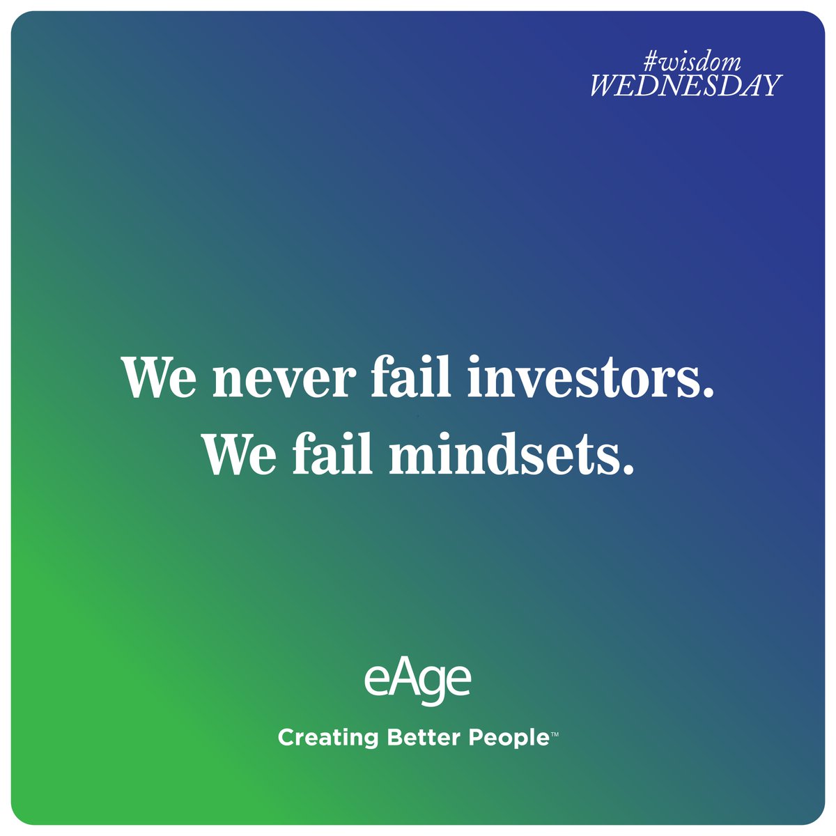 eAgeIndia's tweet photo. #eAge #CreatingBetterPeople #investormindset #thinkdifferent #wednesdaythought #wisdomwednesdays https://t.co/PBEsIGi6hk