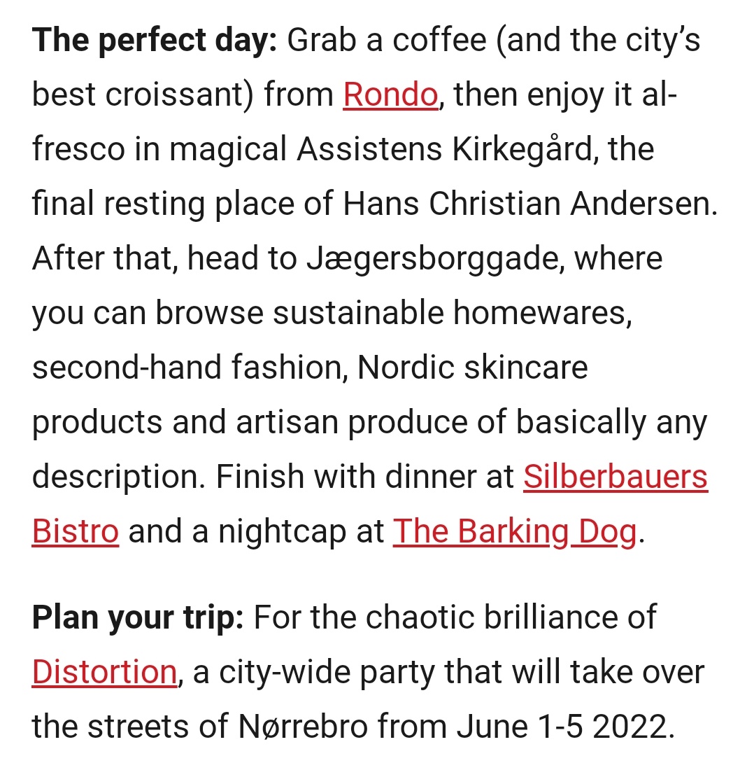 COOL COPENHAGEN | No. 1 NØRREBRO
#Denmark neighbourhood makes it to the <a href="/timeout/">Time Out Group</a> top places for food, fun, culture &amp; community. It's a favourite of mine too with many happy summers hanging out in the city with cousins &amp; friends #noerrbro 
timeout.com/coolest-neighb…