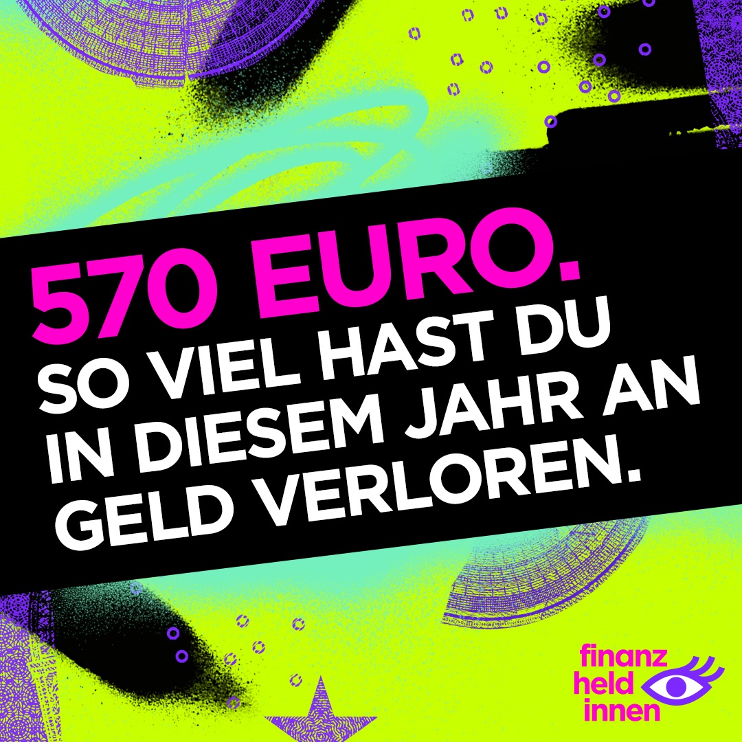 Wenn Du Dein Geld nur auf Deinem Konto liegen lässt, hast Du dieses Jahr schon durchschnittlich 570 Euro verloren. Grund dafür ist der historisch tiefe #Realzins, der momentan bei minus 3,81 Prozent liegt. Mehr zum <a href="/comdirect/">comdirect</a> Realzins-Radar gibt es hier: bit.ly/3iZFEGB