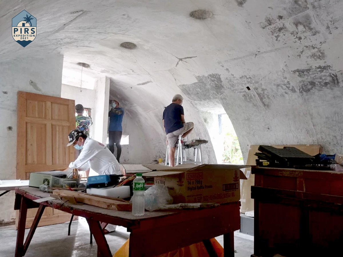 upsystem's tweet photo. From @up_msi on Facebook:
"The refurbishment of PIRS (Pag-asa Island Research Station) is now underway." ππ΅πβπ½
Read more: https://t.co/edfYhEqW0w
#RevivingOurPagasa #ProtectWPS #PIRSExpedition2021 https://t.co/0UirvIQOza