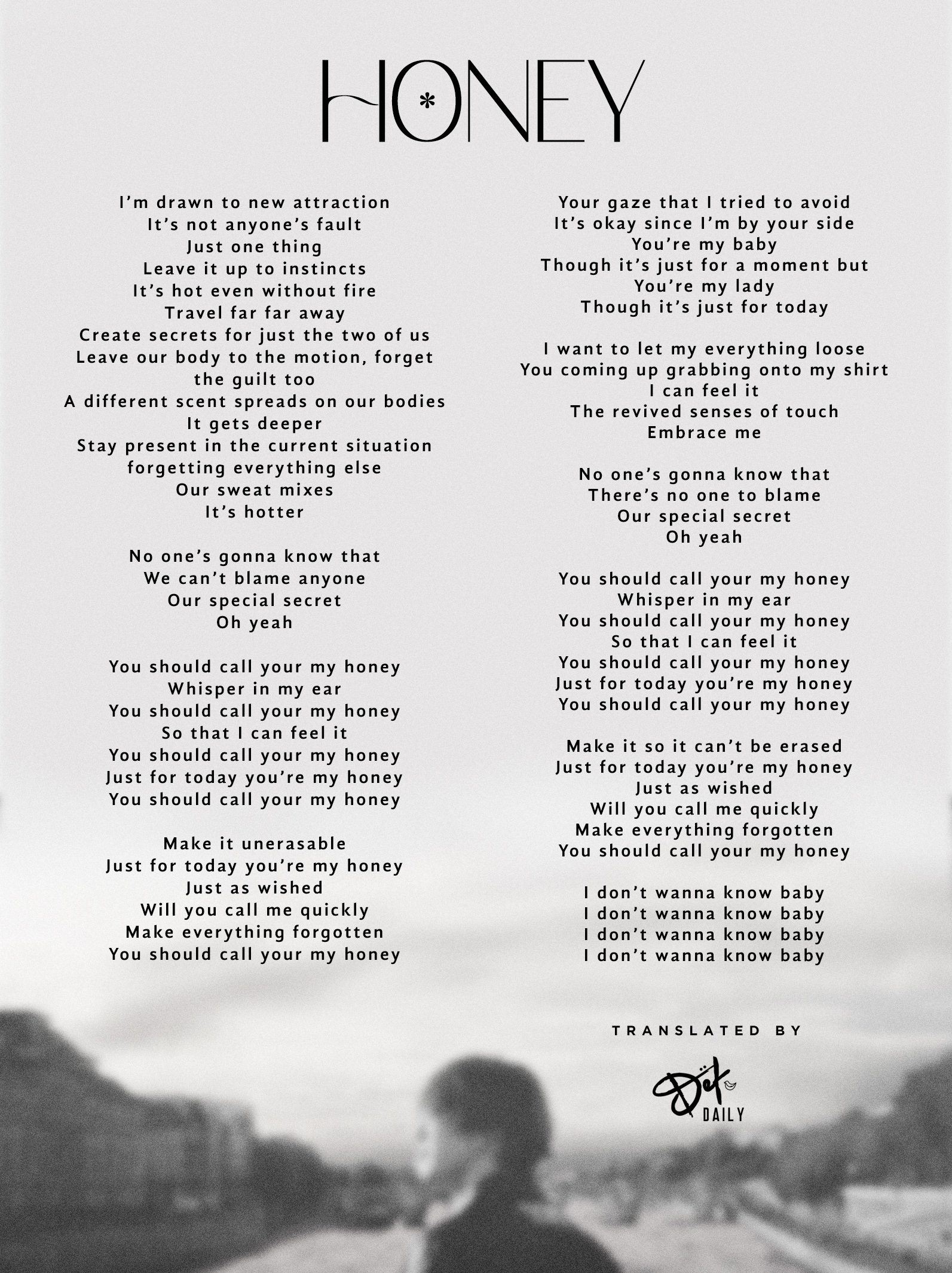 for JAY B/Def.¨ on X: [LYRICS TRANSLATION] 2. LAST PIECE Lyrics