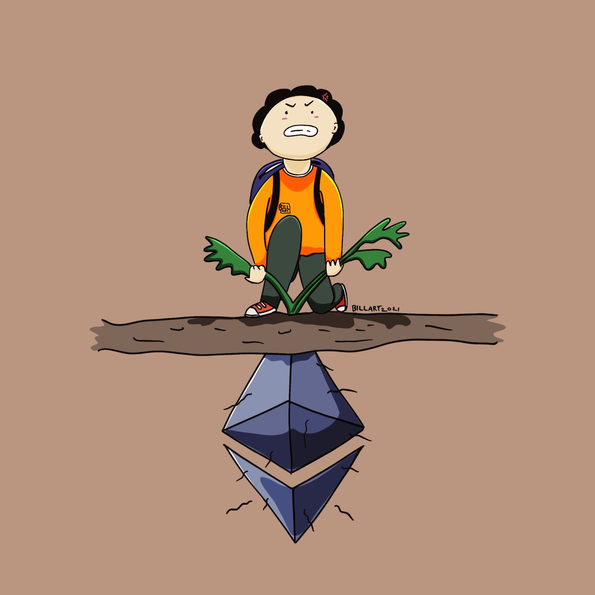 billartph's tweet photo. Note to self. Getting that ETH is hard but if you persevere and push further, you will get it before long. 
Can also be a reminder to someone struggling but hustling today. RT
Opensea: https://t.co/uiGgJz3Le2

#nft #nftworld #nfts #nftcollector #nftartists https://t.co/jv072KflJk