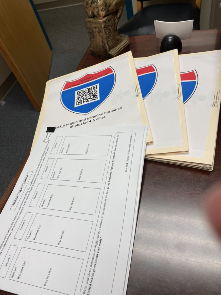 Dr_Matt_Hensley's tweet photo. The Interstate Highway System…the greatest investment in American history or a civil rights issue?

LOVED listening to my @USACEPS Ss discuss how they could use primary &amp; sec sources to address the inequities of the #IHS w/their future Ss! We’re all about #ExpandingTheNarrative! https://t.co/8lZOFbDwxP