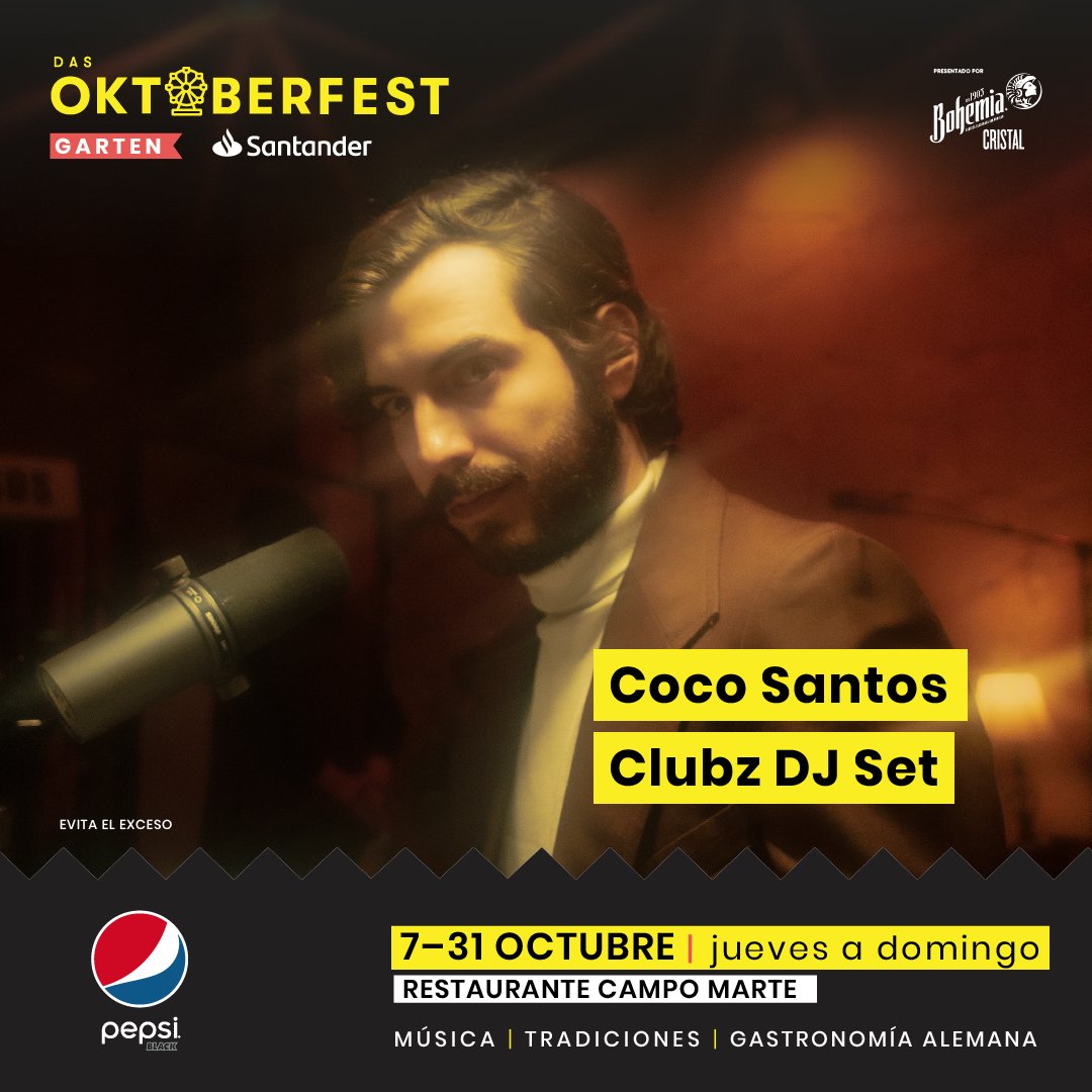 No te pierdas este sábado a <a href="/clubzclubz/">CLUBZ</a> en el escenario Pepsi Black <a href="/pepsimex/">Pepsi México</a> 🎸🎹🎶

Celebra con nosotros en Restaurante Campo Marte reserva tu mesa en <a href="/opentablemx/">HOTEL DLUXE</a> y asegura tu lugar.