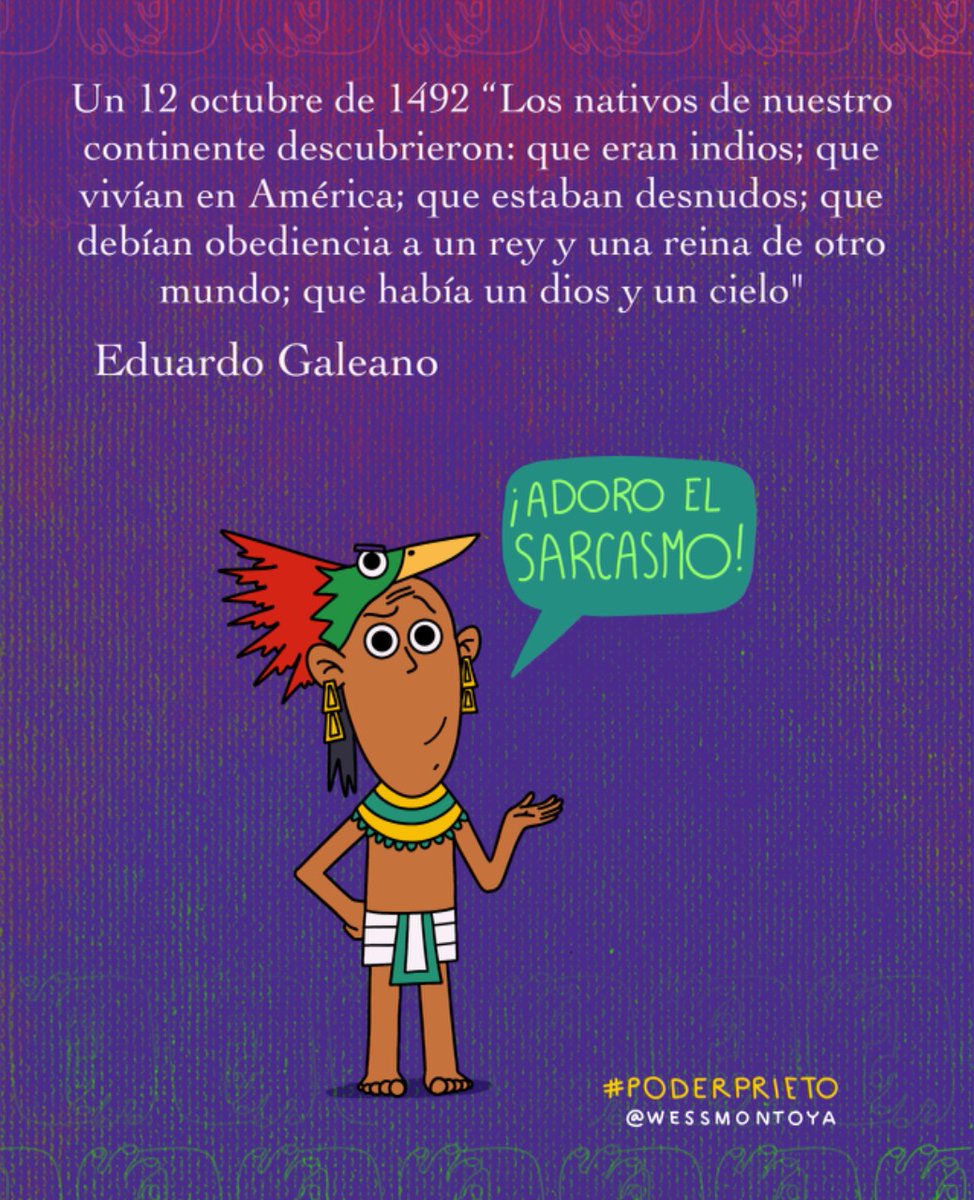 poderprieto_mx's tweet photo. El descubrimiento. La reflexión de Eduardo Galeano ilustrada por @wessmontoya #IlustraciónPrieta
#PoderPrieto 👊🏽👊🏾👊🏿 https://t.co/DduNkzpO1e