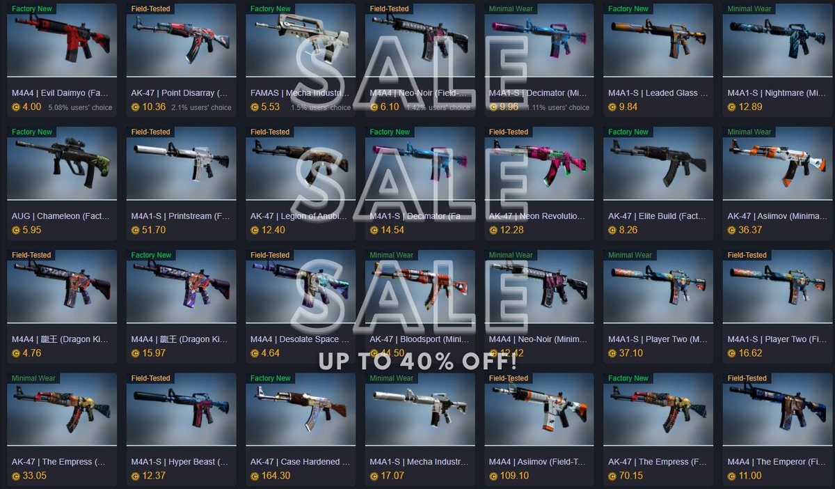 zeroskins1's tweet photo. We provide the best selling market out there!
🔐Secured Transaction
☑️Associated with popular streamers streamers
☑️ https://t.co/gljP3XU32x

#csgomarket #csgobestmarket #csgoskins #zeroskins https://t.co/AG0MRf4O7v