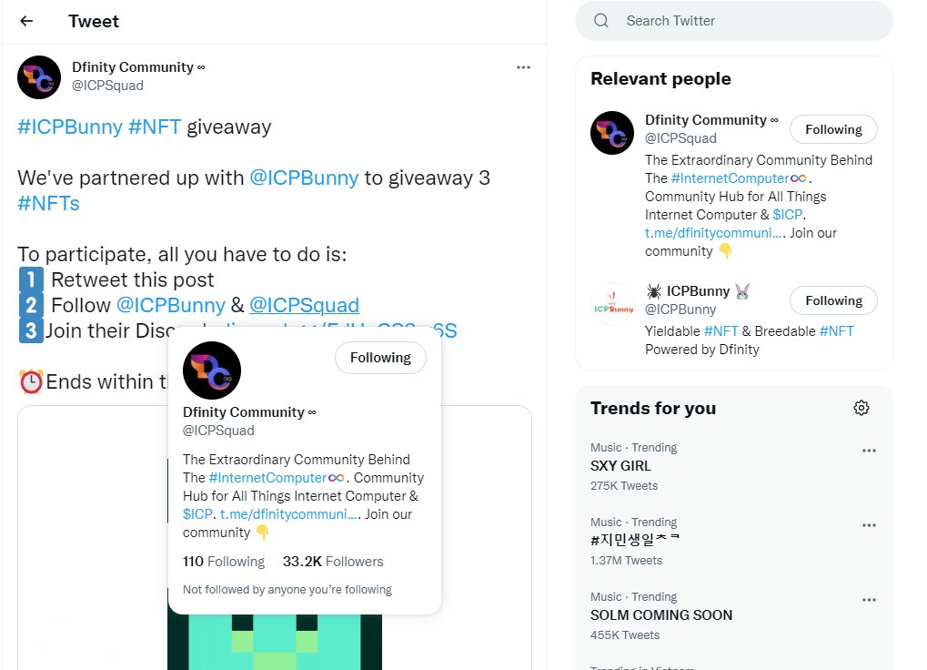 txgiahuy19's tweet photo. @ICPSquad @ICPBunny Done! wait for the good new.
Discord: GiaHuy#1413 https://t.co/PeNrHrdt6G