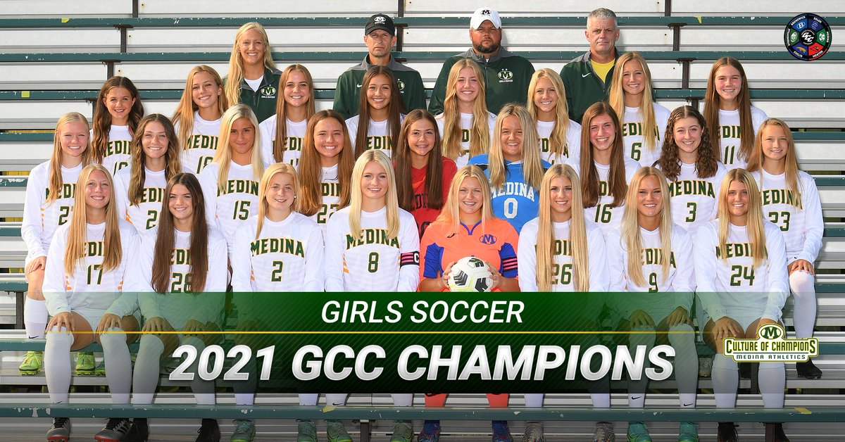 Congratulations to the Girls Soccer team on winning a share of the Greater Cleveland Conference title! 
@MedinaGSoccer <a href="/MedinaBoosters/">MedinaBoosters</a> <a href="/MCScomm1/">MCS Communications</a> <a href="/MedinaGazette/">The Gazette</a> <a href="/Ohio_GCC/">Greater Cleveland Conference</a>