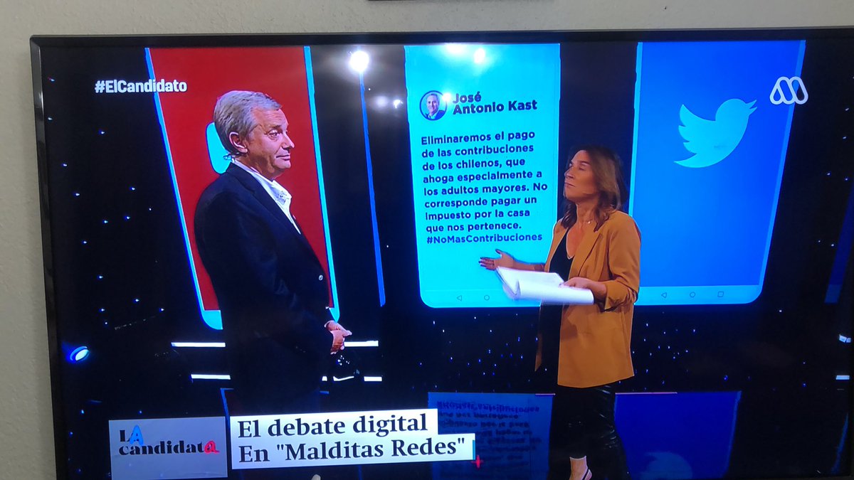 victor_casoni's tweet photo. No entiendo a la periodista, pregunta no deja responder y es mala intencionada leyendo a media la información #ElCandidato https://t.co/qnwk3iz3vQ