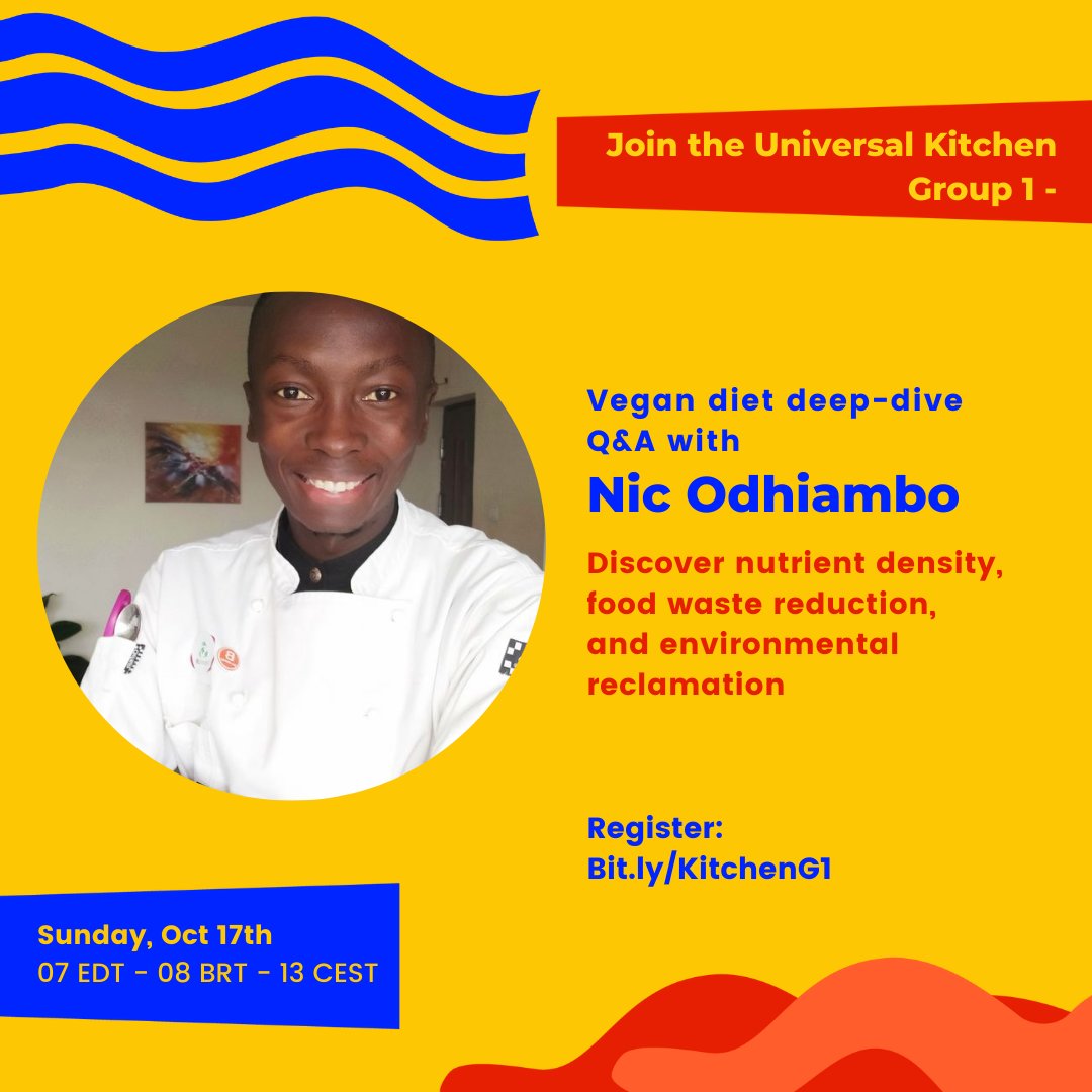 organiclifeorg's tweet photo. #WorldFoodDay2021 is here. Together with @thesgmovement we shall embark on an amazing culinary adventure. 23 chefs from around the world including our @NicOdhiambo will be teaching best practices in our kitchens. Sign up here https://t.co/hU266QYYQK
#SDGs #foodsystems https://t.co/uFHujRArKI