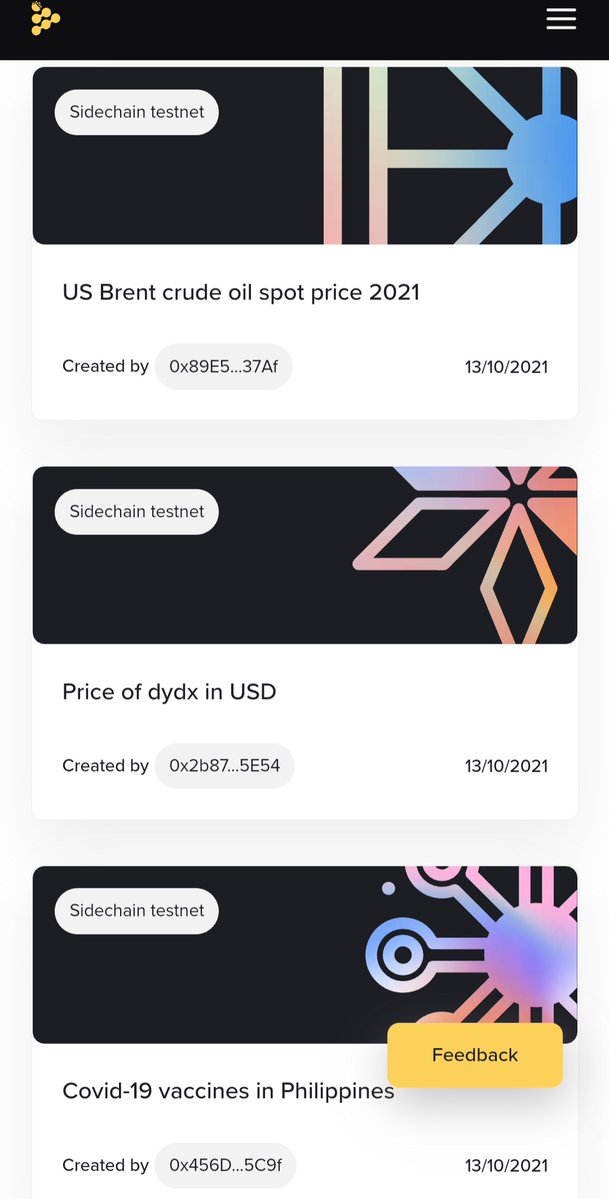Jacktheoiler's tweet photo. iExec's newest release allows ANYONE to easily log in and create an oracle within 5 minutes.
These oracles are Intel SGX enclave integrated with modifiable API logic.
I foresee some big names getting involved here. Super bullish on $RLC right now.
P.S., check the roadmap. https://t.co/KFhBzY5HQP