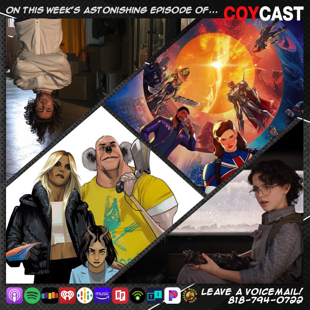 ItsDragonWagon's tweet photo. Today on #Coycast from @coyjandreau! Coy returns from New York with tales of #NYCC including #GhostbustersAfterlife goodness! Plus #YTheLastMan, #WhatIf?, #AdamWarlock, #Saga, #Bernthal #Punisher thoughts and more! All this and more at https://t.co/FJNqCbn83L & all pod spots! https://t.co/hmbv4tPqXB