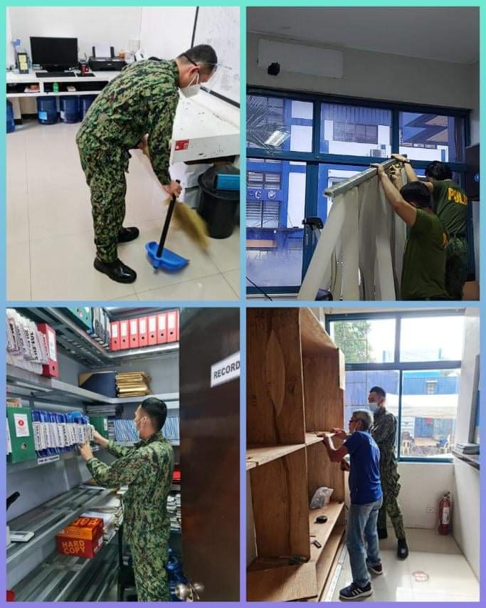PCRSLSS's tweet photo. “Cleanliness is Next to Godliness”
Administrative Resource Management Division (ARMD) personnel conducted general cleaning and organizing of files in their Office in line with the CPNP Intensified Cleanliness Policy.
#LSSCares
#TeamPNP
#WeServeandProtect https://t.co/tbMsTWAr0F