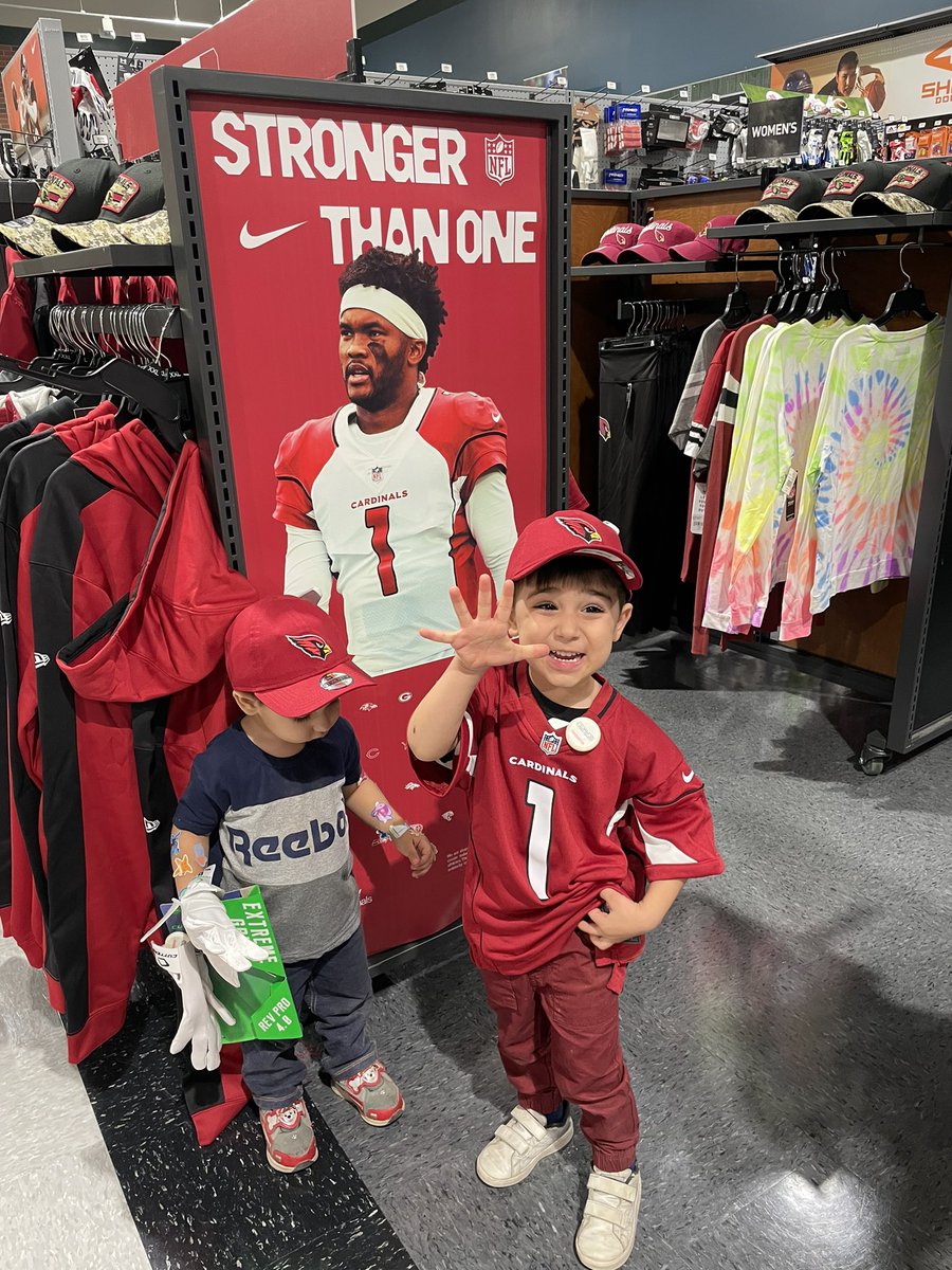 khoshaba_mike's tweet photo. Gearing up for our first @AZCardinals game later this year. @K1 #birdgang https://t.co/zUNS8sLyxr