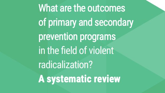 CpnPrev's tweet photo. Practitioners, this is your go-to pamphlet for an array of recommendations based on key findings from primary and secondary prevention programs in the field of #violentradicalization.
👉 https://t.co/EO9Djhvc9v https://t.co/bQUkbrsW7E