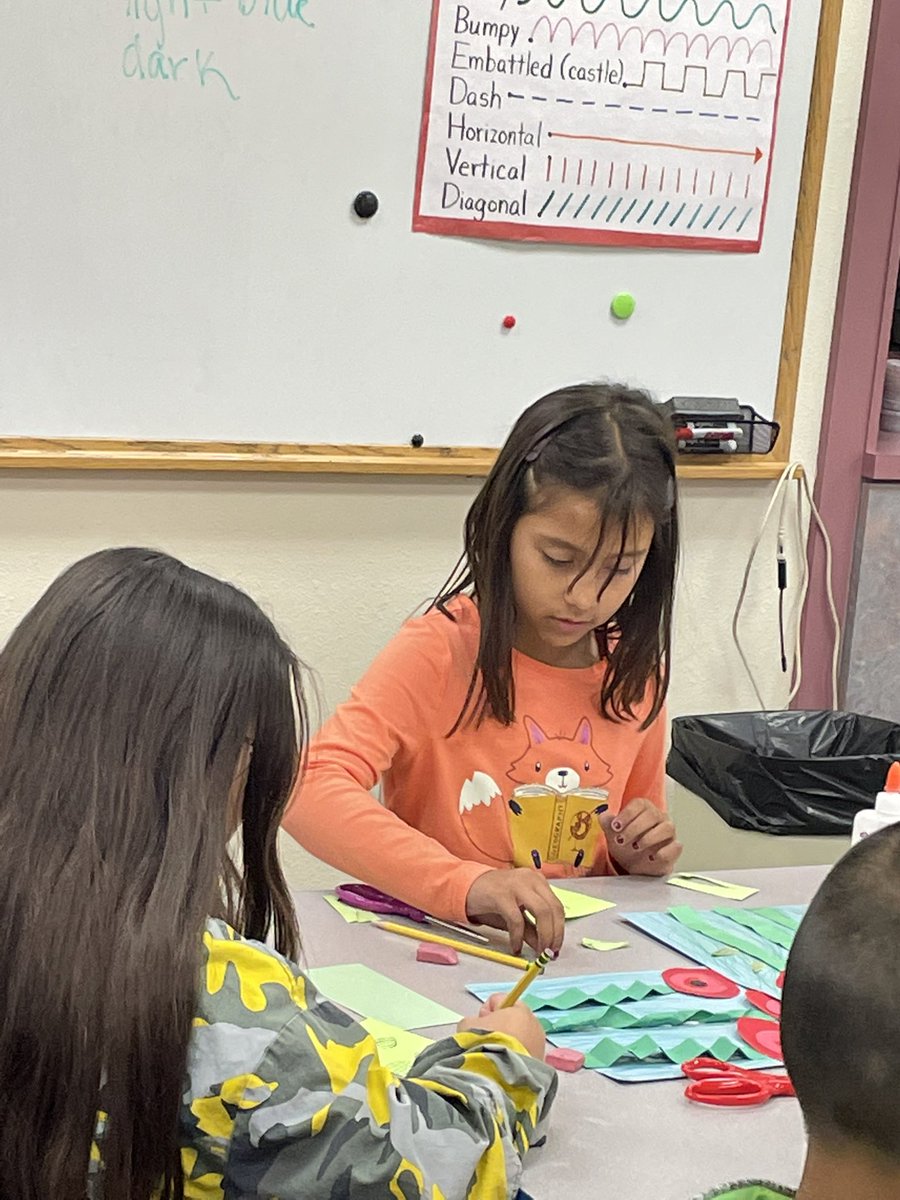 CovingtonElem's tweet photo. Poppies created with tempera paint and focusing on textures by third graders in Ms. McLaury’s art class, well done artists. 🎨 https://t.co/Ip1bVbKDDY