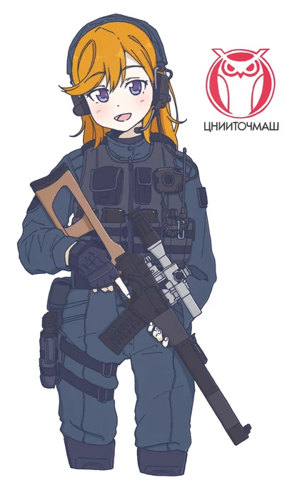しぶかのちゃん狙撃銃似合いそう。 