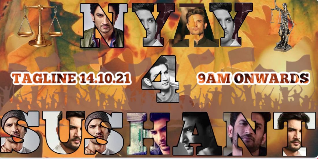 nilotpalm6's tweet image. We want it
He deserves it
The law can deliver it
We won’t stop until we get it

                    NYAY

Tagline 9am

NYAY 4 SUSHANT