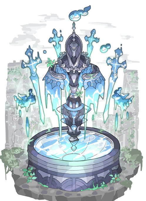 「fountain」 illustration images(Oldest｜RT&Fav:50)