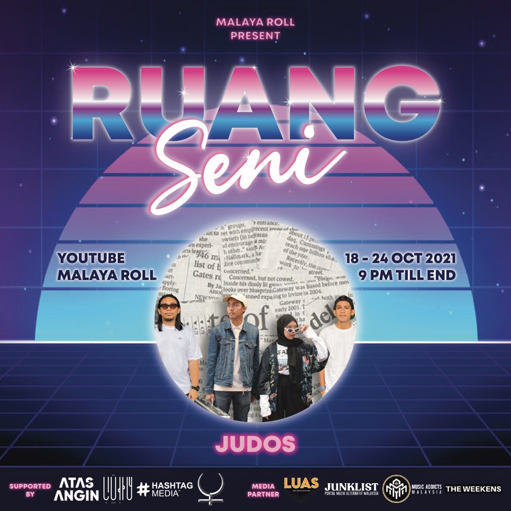 MalayaRoll's tweet photo. Acara ini membawakan 28 pemuzik bebas yang juga terdiri daripada negara Malaysia, Indonesia dan Singapura.
@MaddanRissa
@knightingaleSG
#judos
#kalimuni
https://t.co/DqwSniGXkz
#RuangSeni https://t.co/7PBC9ftT2x