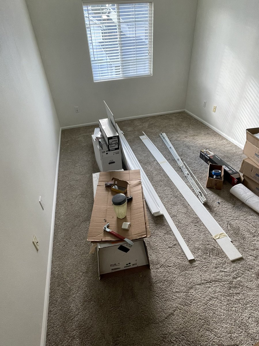 J360QualityCons's tweet photo. We added base trim to the floors. Detailed interior finish and trim carpentry is one of our favorites things to do because of all the detail and precision it requires 🔎📐🪚. https://t.co/qSXAtpsPAE
