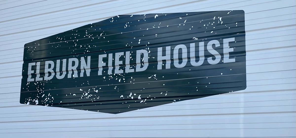 We are only a few short weeks away from our new indoor facility opening! 

Extremely excited to call Elburn Field House our HOME! 8,500 square feet of turf to hit, field, run, learn and have fun! 🤩