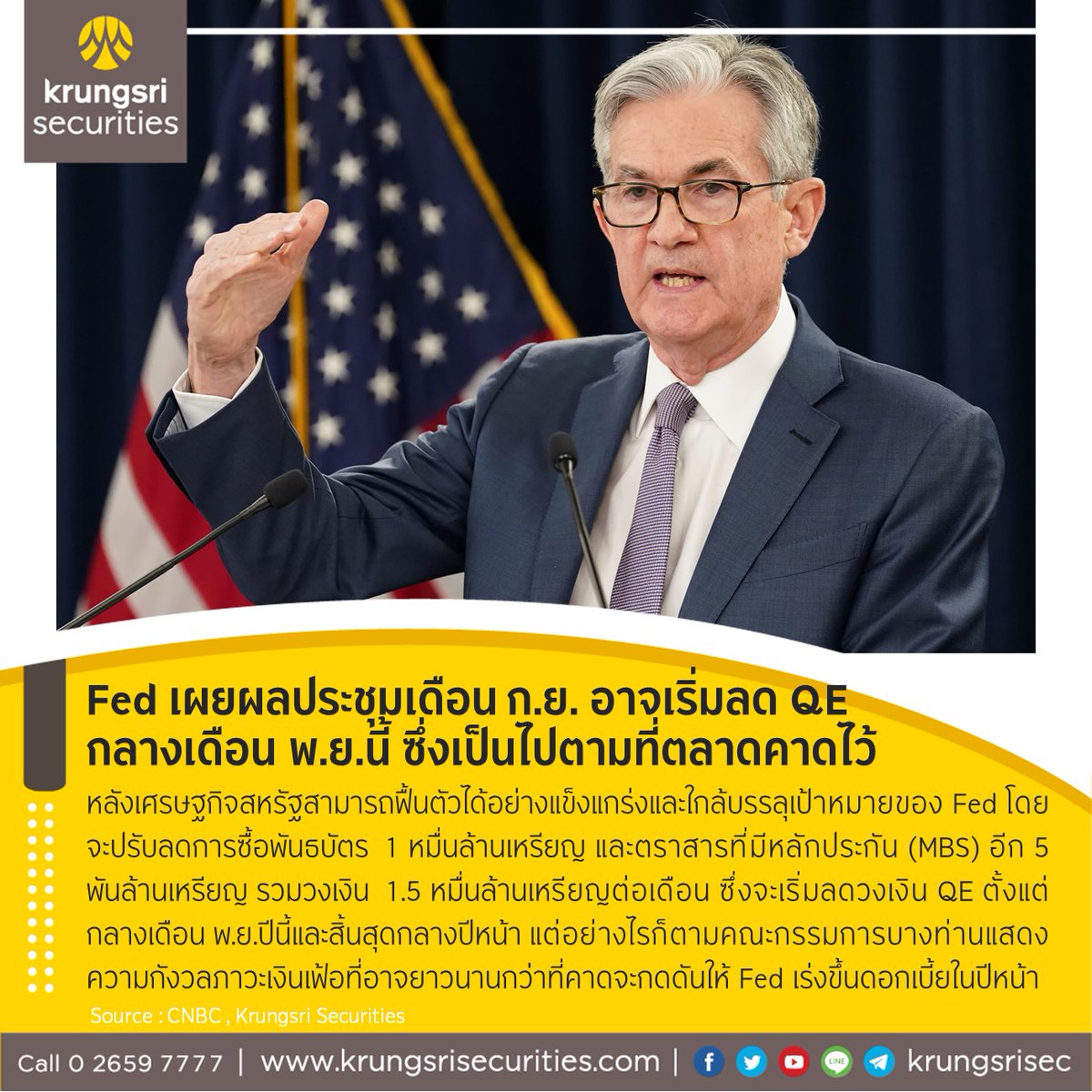 krungsrisec's tweet photo. âĻ Wealth Wizard Daily āļ§āļąāļāļāļĩāđ 14 āļāļļāļĨāļēāļāļĄ 2564
âFed āđāļāļĒāļāļĨāļāļĢāļ°āļāļļāļĄāđāļāļ·āļāļ āļ.āļĒ. āļāļ°āđāļĢāļīāđāļĄāļĨāļ QE āđāļāļ·āļāļ āļ.āļĒ. āđāļāđāļāđāļāļāļēāļĄāļāļēāļ"
#KrungsriSec #āđāļāļ·āđāļāļāļāļđāđāļāļīāļāļāļīāļāļīāļāļāļēāļĢāļĨāļāļāļļāļ
#āļŦāļļāđāļ #āļāļĨāļēāļāļŦāļļāđāļ #āļŦāļĨāļąāļāļāļĢāļąāļāļĒāđ #āļāļĢāļļāļāļĻāļĢāļĩ
#āļāļāļāļāļļāļ #āļāļĢāļīāļāļēāļĢāļāļēāļāļāđāļēāļāļāļēāļĢāđāļāļīāļ #āļāļēāļĢāļĨāļāļāļļāļ #WealthWizardDaily #Mutualfund #AssetAllocation https://t.co/6omxKwftUe