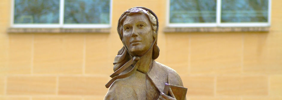 lylasangle's tweet image. Junior Elementary Education &amp;amp; English major Cat San expresses her astonishment in discovering that Elizabeth Ann Seton is America's first Catholic saint in her freshman year. "It left a lasting impression that my university is named after such a historic saint!" #fallsocial21