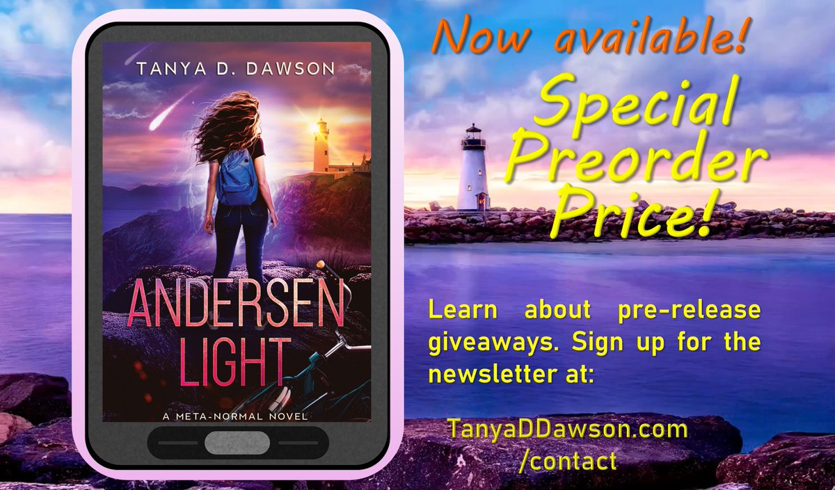 TanyaDDawson's tweet photo. Andersen Light: A Meta-Normal Novel is finally available for pre-order (https://t.co/A8kAZICQl5)!  #CoverReveal #pre-release #preorder #giveaways 
#andersenlight #youngadult #yafantasy #booklover  #writers #newauthor #books #writer #YAFiction #amwriting #reading #book #booklovers https://t.co/zyo8GYG9SD