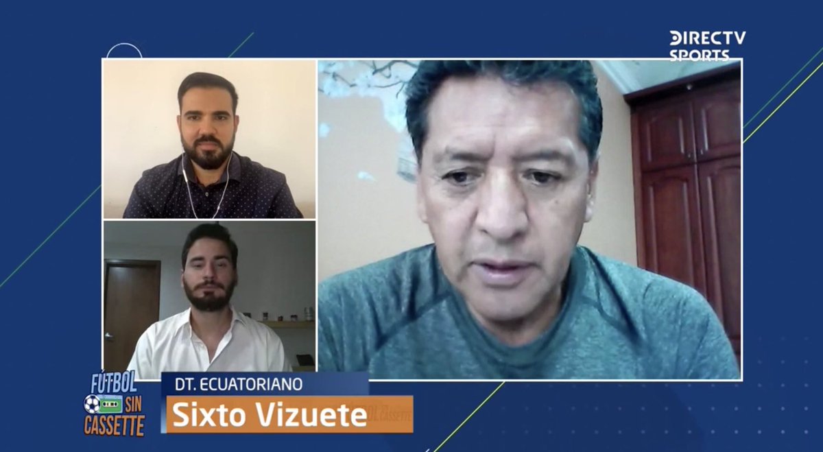 DSportsEC's tweet photo. ¡Al aire @f_sin_cassette ⚽️!
Hoy nos acompaña Sixto #Vizuete, director técnico campeón panamericano 🏆 en Río de Janeiro 2007 🇧🇷 y exentrenador de @LaTri durante las Eliminatorias a Sudáfrica 2010 🇿🇦.
📺 @DIRECTVSports (canales 610/1610 HD)
📲💻 @DIRECTVGO
#️⃣ #FSCxDIRECTV https://t.co/10ktePXQmA