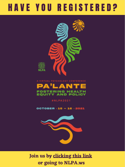 StudentsofNLPA's tweet photo. The National Latinx Psychological Association (NLPA) Conferencia is this weekend (Friday &amp; Saturday)! Have you signed up?  We will have special student events starting on Thursday until Saturday. We look forward to seeing you there! https://t.co/J5OpGONX4o https://t.co/4fdy8DsXJ2
