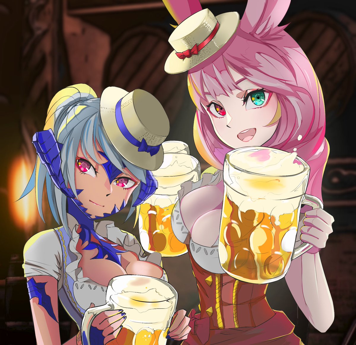 VoidsentO's tweet photo. drew this for this couple @rimesreayselea and @avalon_ffxiv .
Their RP address is Typhon, Mist, Ward 21, The Topmast Room 33.

Do check their RP tavern :D
#RimesxAva #aquast #FFXIV https://t.co/008u8ulX9r
