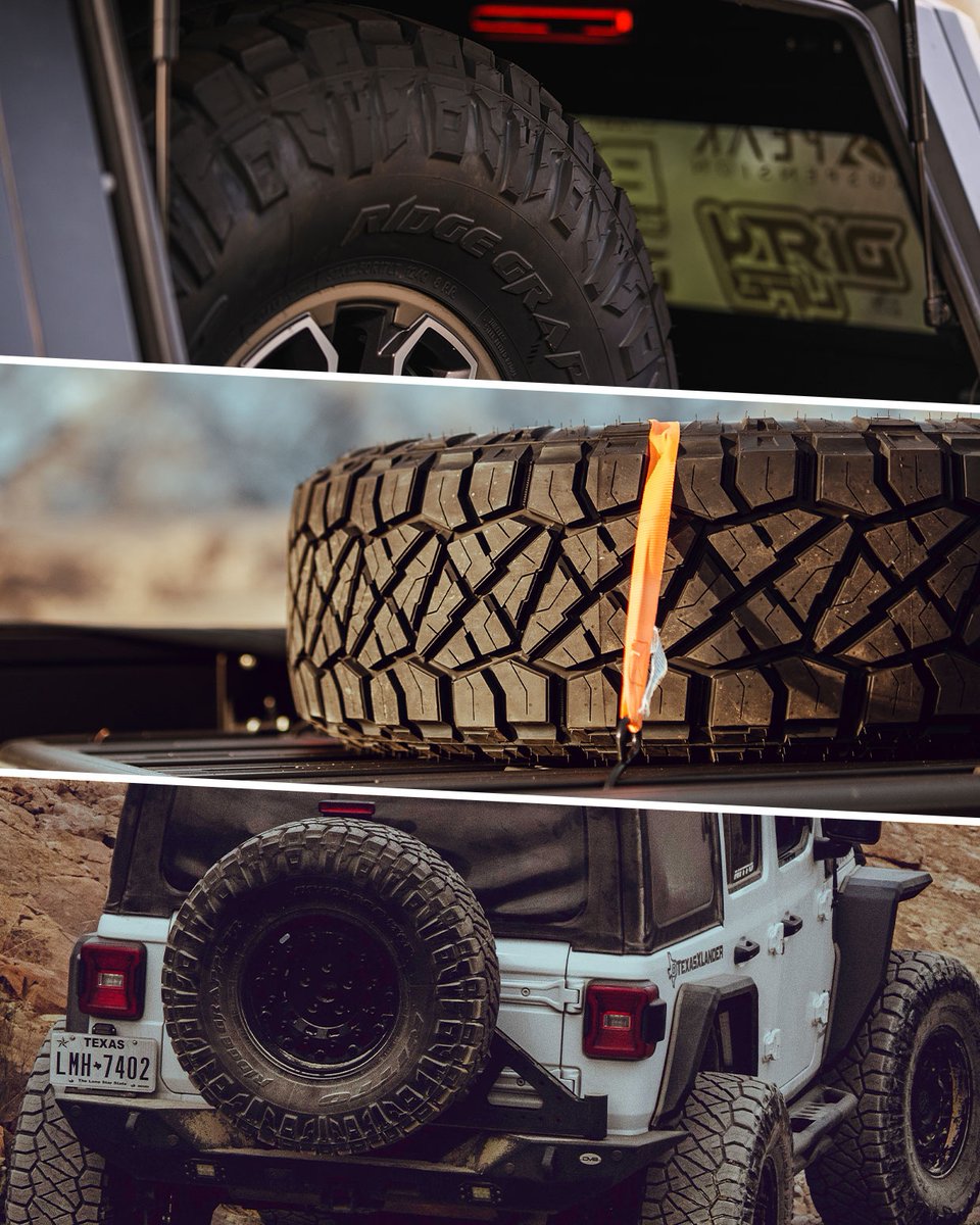 NittoTire's tweet photo. How do you keep your spare #RidgeGrapplers? 

#TeamNitto l #NittoPitCrew l #DrivingLineVideo https://t.co/QV4twzXn9V