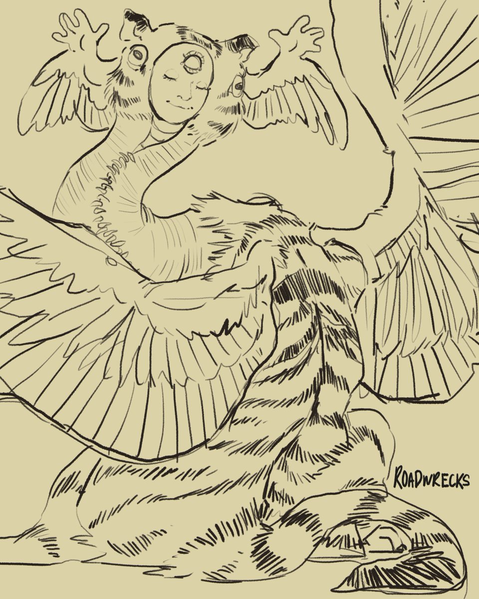 doodle of my angel character. might go back and color it later
(rts ok)