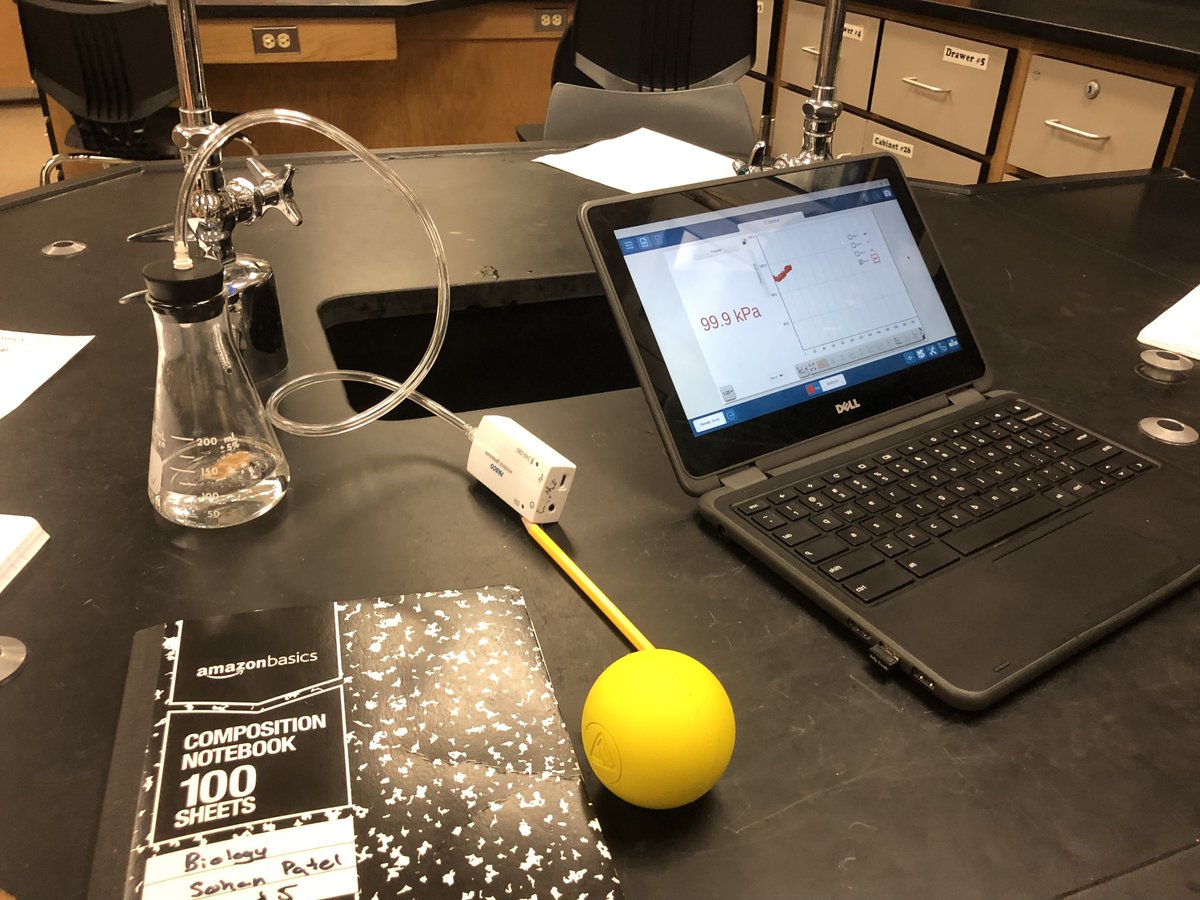 ms_marinangel's tweet photo. This past week ASPIRE biology students have been investigating the question "How do changes in temperature or the amount of enzyme affect enzyme activity?" through the ADI process. Here are some pictures of student data collection is process. #CTMSWolfWay https://t.co/eSTV6tqnMl