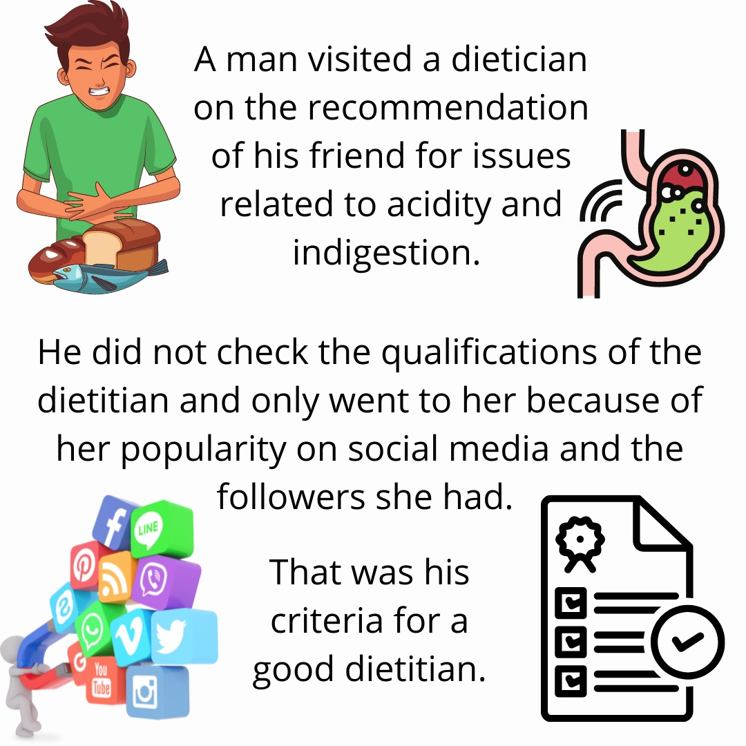 CANQCINDIA's tweet photo. We qualified dietitians come across such cases on a regular basis and urge everyone to ask for qualifications.Remember your health is precious. Do not succumb to false claims and wrong advice from quacks which puts your health at risk.#canqc #quackattack #qualifieddietitiononly https://t.co/vrLPMdqB9x