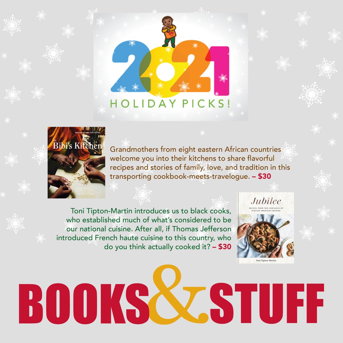 4LWBandS's tweet photo. Books &amp; Stuff Holiday 2021 Picks – Week 2 of 8
@read_2succeed @100blackparents @wspiv001 
@DebWNJ @BenIsAGreatGuy @HaywardMstq1978 https://t.co/i8odPNy1yZ