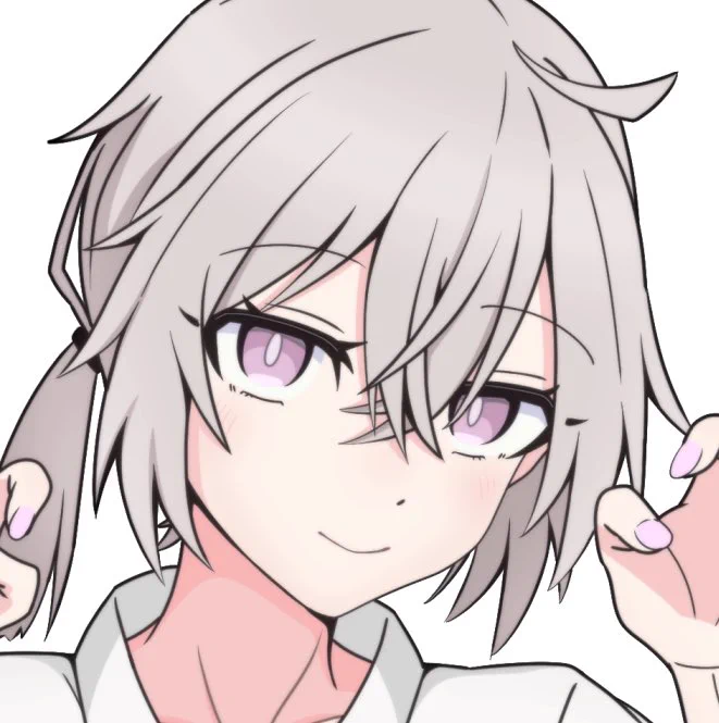 こいついっつも似た顔描いてんな……って思われてるかもしれないけどたぶんこのこちらを伺ってるような、でもどことなく母性があるような(後輩なのに)の表情が好きなんですね。 