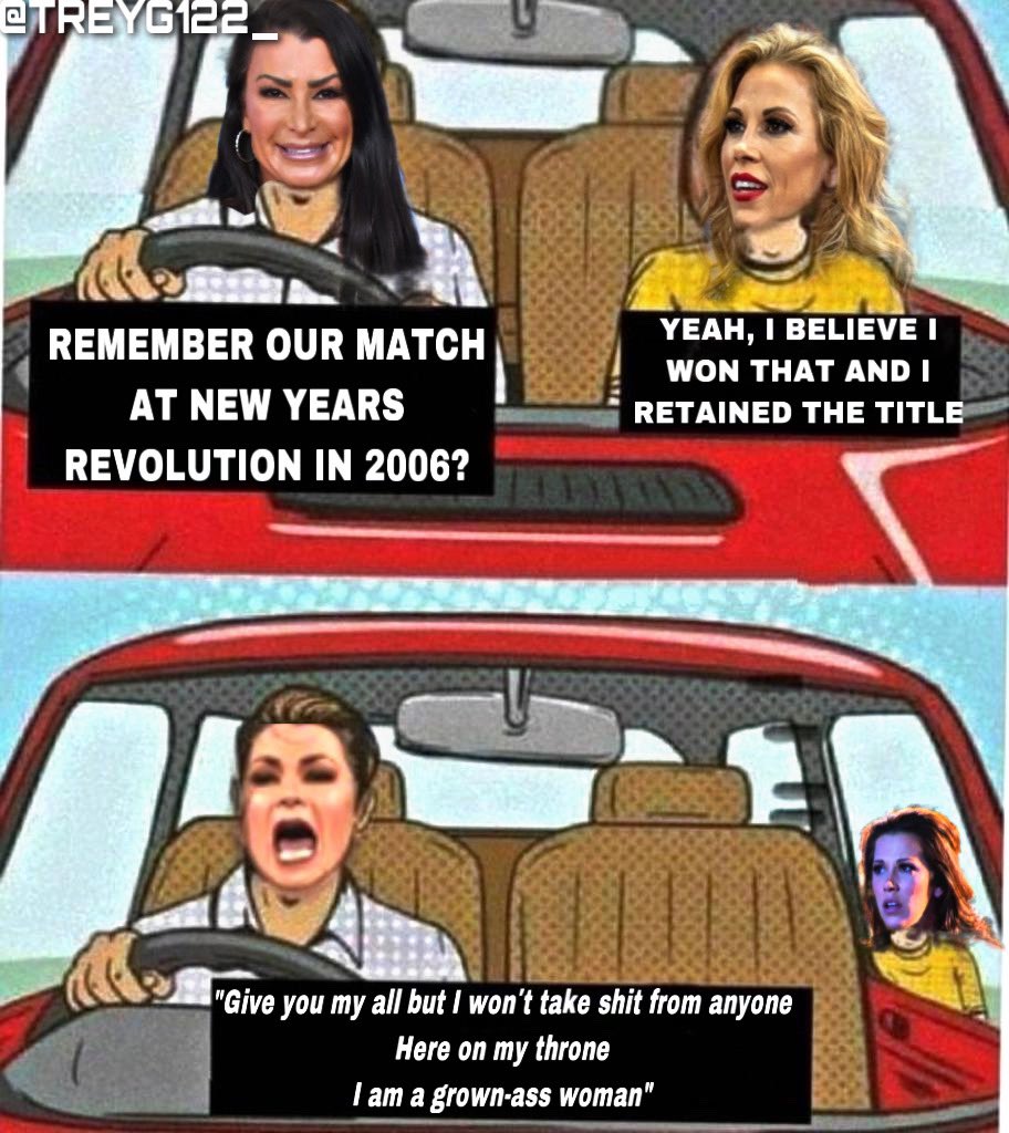 TreyGivens4's tweet photo. @REALLiSAMARiE loves “Grown Ass Woman” by @MickieJames so much she kicked her out the car. 😂Available to stream everywhere and Subscribe to the @thegawtv YouTube channel! #AintTheLadyToMessWith 🕸🕷 https://t.co/IuQh1ZZPeQ