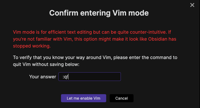pulkitpy's tweet image. So, Vim is hard. This gave me a good chuckle @obsdmd #ProgrammerHumor