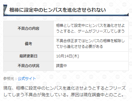 ポケモンgo攻略 Gamewith V Twitter 現在発生中の不具合情報を更新 新たに以下の不具合を確認しています タグのアイコンがボックス内で見切れてしまう 相棒に設定中のヒンバスを進化させられない 相棒に与えるナナのみが正常に表示されない 不具合情報の詳細は ポケモンgo攻略 Gamewith V Twitter 現在発生中の不具合情報を更新 新たに以下の不具合を確認しています タグのアイコンがボックス内で見切れてしまう 相棒に設定中のヒンバスを進化させられない 相棒に与えるナナのみが正常に表示されない 不具合情報の詳細は