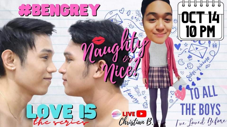 BrightA3_ph's tweet photo. Mas kilalanin ang intense na tambalang #BenGrey via Christian B YT Channel. Kitakits Tonight 10PM #LOVEIS @siechan21 @BenjoMontizo @greyramos_ https://t.co/xILBRkXcIN