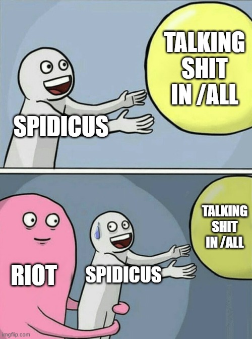 spidicus's tweet photo. Double the memes = double the viewership! unfortunately it'll also be half the banter.
#RIP #ALLCHAT
Live from 4.45pm at https://t.co/MGULCZZwmq
#SupportSmallStreams #oce #Melbourne https://t.co/Hk6vck5tl2