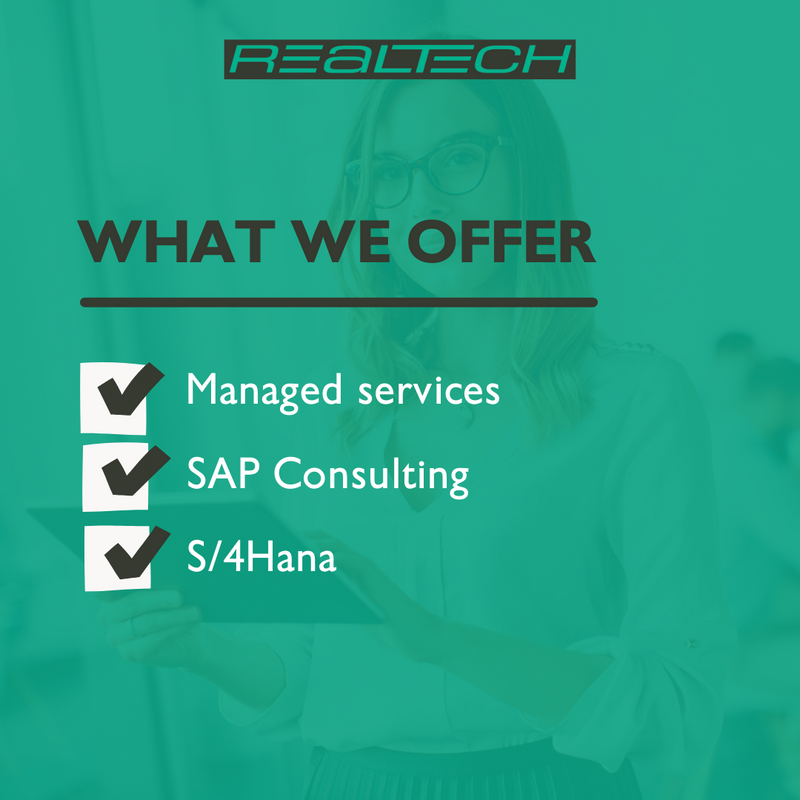 Realtech_NZ's tweet photo. At Realtech, we help our clients understand the complex SAP systems and landscapes. Since 1997 our clients have joined us and remained with us. 

👉 Contact us today! https://t.co/s5wiHWy9tF  

#Realtech #SAP #S4HANA #Azure #ManagedServices #SAPConsulting https://t.co/LsYpReW3to