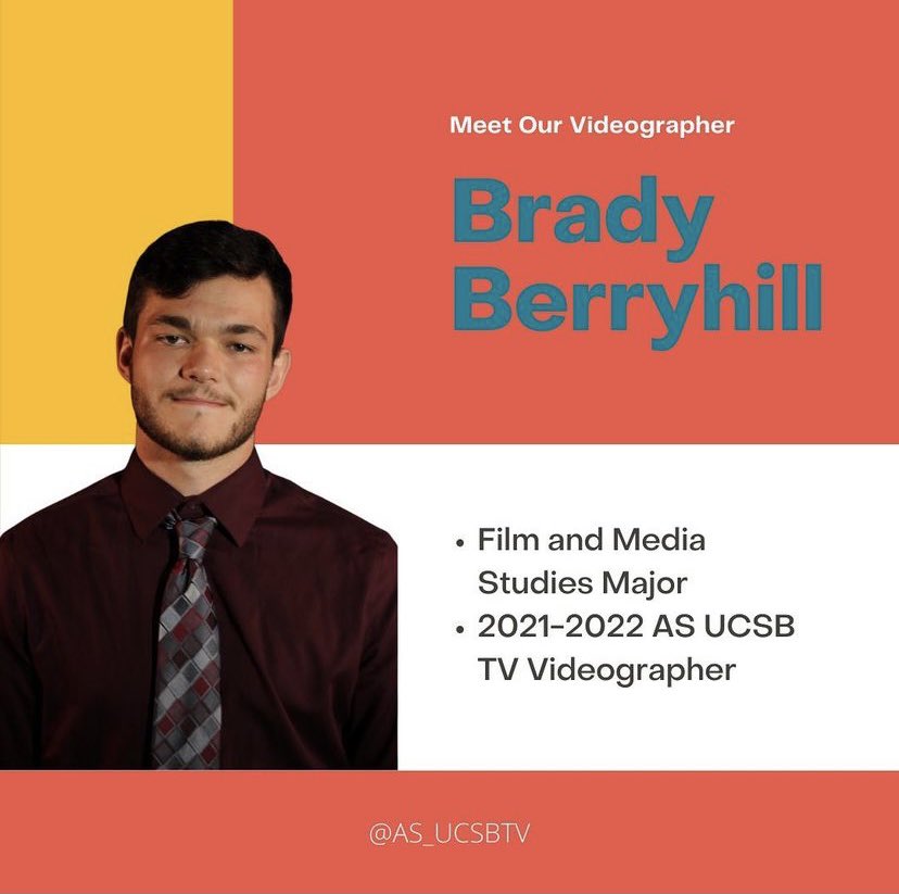 ucsb_tv's tweet photo. INTRODUCING BRADY: “I am UCSB TV’s videographer, so I go to on location spots to film interviews with my anchors. Recently I shot with Pricila at the women’s rally downtown where we interviewed various women of all ages and their stances on abortion laws.” #ucsbtv #asucsbtv https://t.co/t39ZvmPYyp