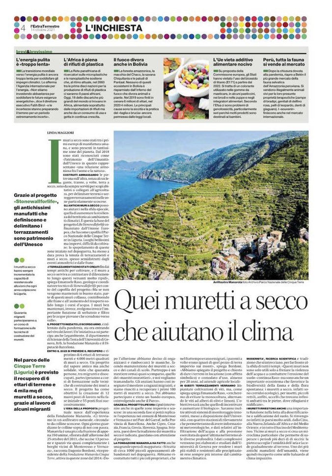 stonewalls4life's tweet photo. #Stonewalls4life 
Oggi su @ilmanifesto si parla del nostro progetto! 
👉 Una buona ragione per correre in edicola 😉 https://t.co/cLjPThtSUy