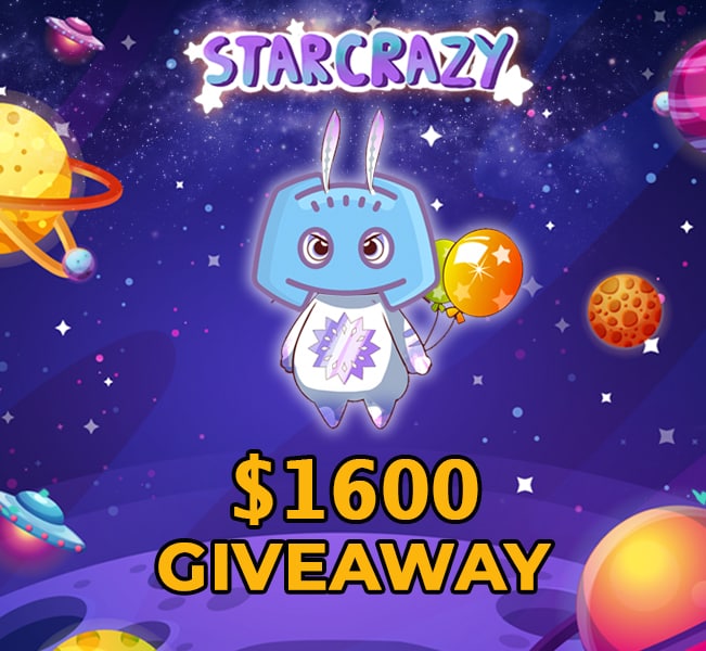 GameFantasyOFFL's tweet photo. 📣 $1600 Giveaway!🎉

We have launched a brand new #StarCrazy Discord server. 🥳

100 of the first 1,000 people who joins our Discord group will have a chance to win 1 $GFT.

How to join?👇👇

1. Follow @StarCrazyGame
3. Like and RT
2. Join https://t.co/dGS4U2SPJ6

#GameFi
#P2E https://t.co/R0NY5lW0KG