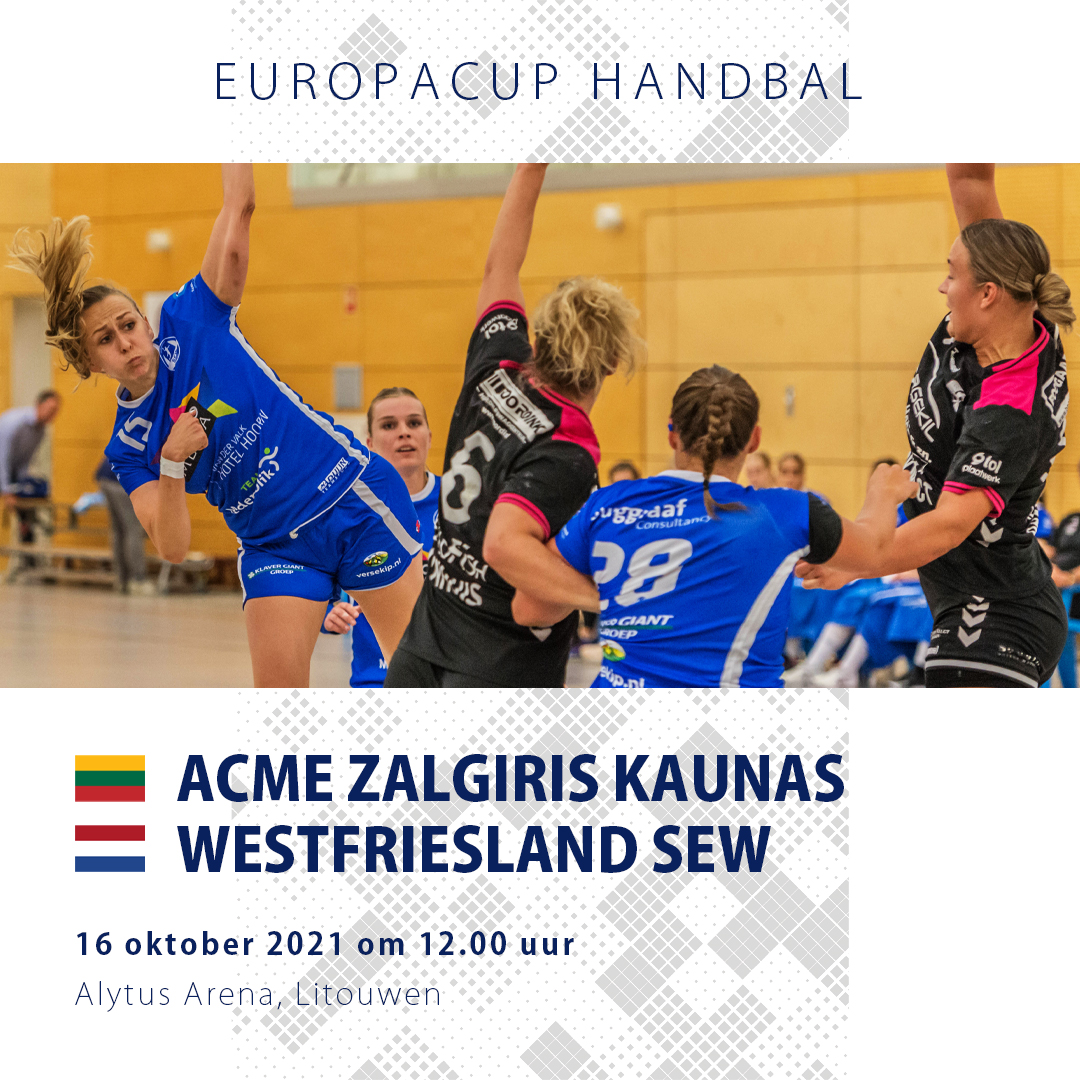 Nog twee nachtjes slapen...

Zaterdag om 12.00 uur Nederlandse tijd nemen we het op tegen Zalgiris Kaunas. Eindelijk Europacup handbal!

We gaan proberen om voor alle thuisblijvers een livestream op te zetten zodat jullie ons vanaf de bank thuis kunnen aanmoedigen.

Let's go!